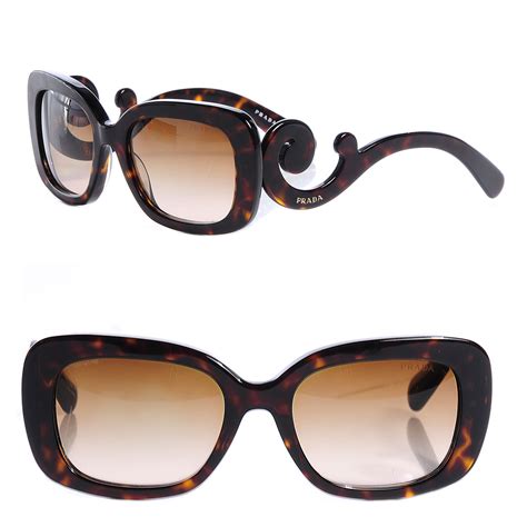 prada baroque sunglasses round face|prada baroque sunglasses tortoiseshell.